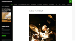 Desktop Screenshot of blakethedrummer.com